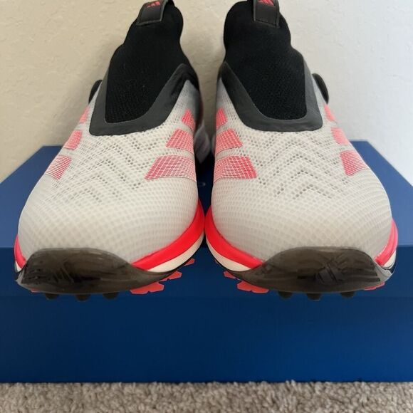 Adidas Adizero ZG BOA Golf Cloud White Lucid Red Cleats IH9896 Men Size 10.5 NWT